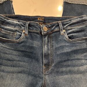 Kut from the Kloth Women's High Rise Ankle Straight Leg Stretchy